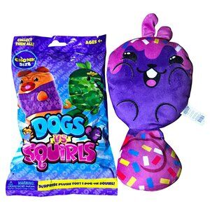 Dogs vs Squirls Bean Bag Plush Blind Mystery Pack Series 1 Chonk Size & Nibbles